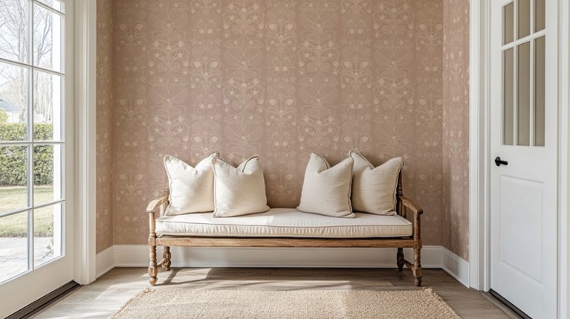 Coloring Strawberries Pink - 1035201-03 - 04902-01 paint Wallpassion